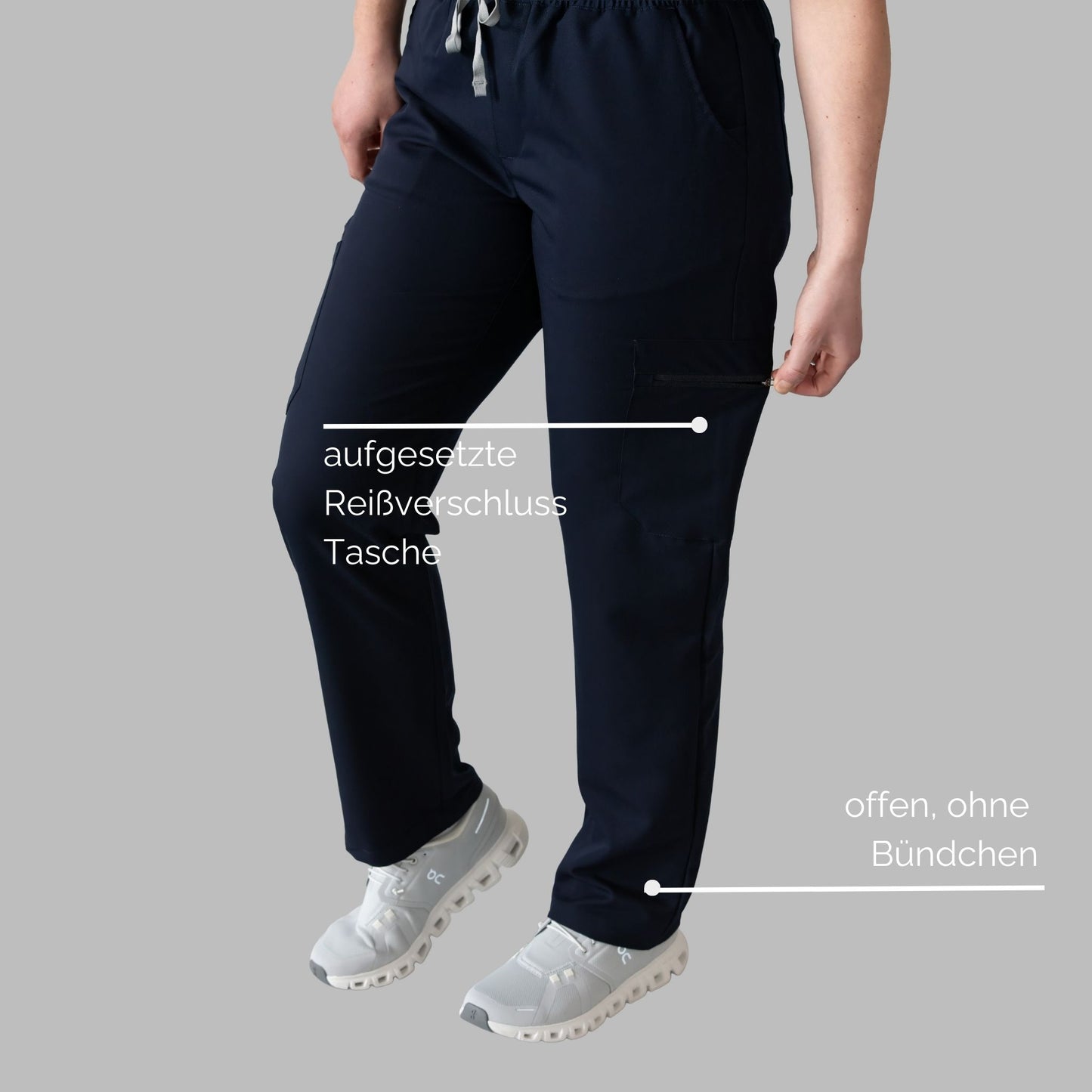 Gaia FlexComfort - Kasack Hosen ohne Bündchen