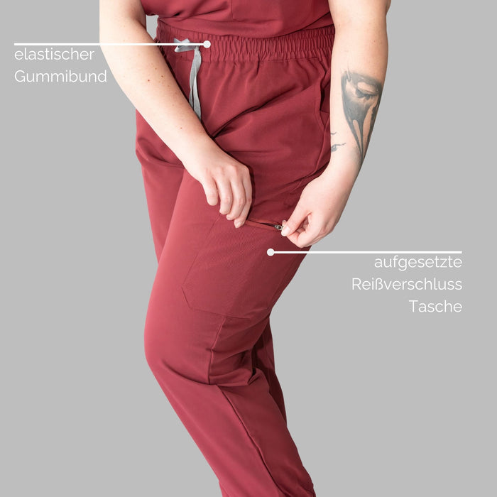 Hera FlexComfort - hoch-geschnittene Jogger Kasack Hosen