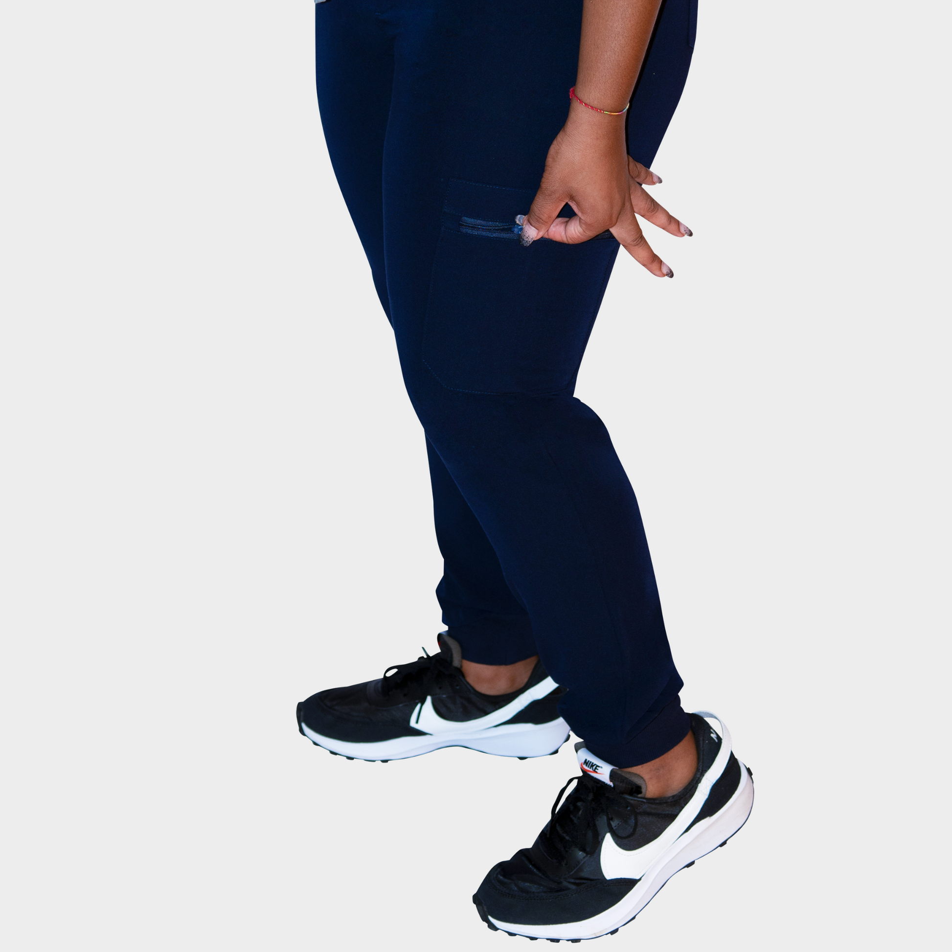 Hosen FlexComfort Jogger – - hoch-geschnittene Hera Ambou Kasack